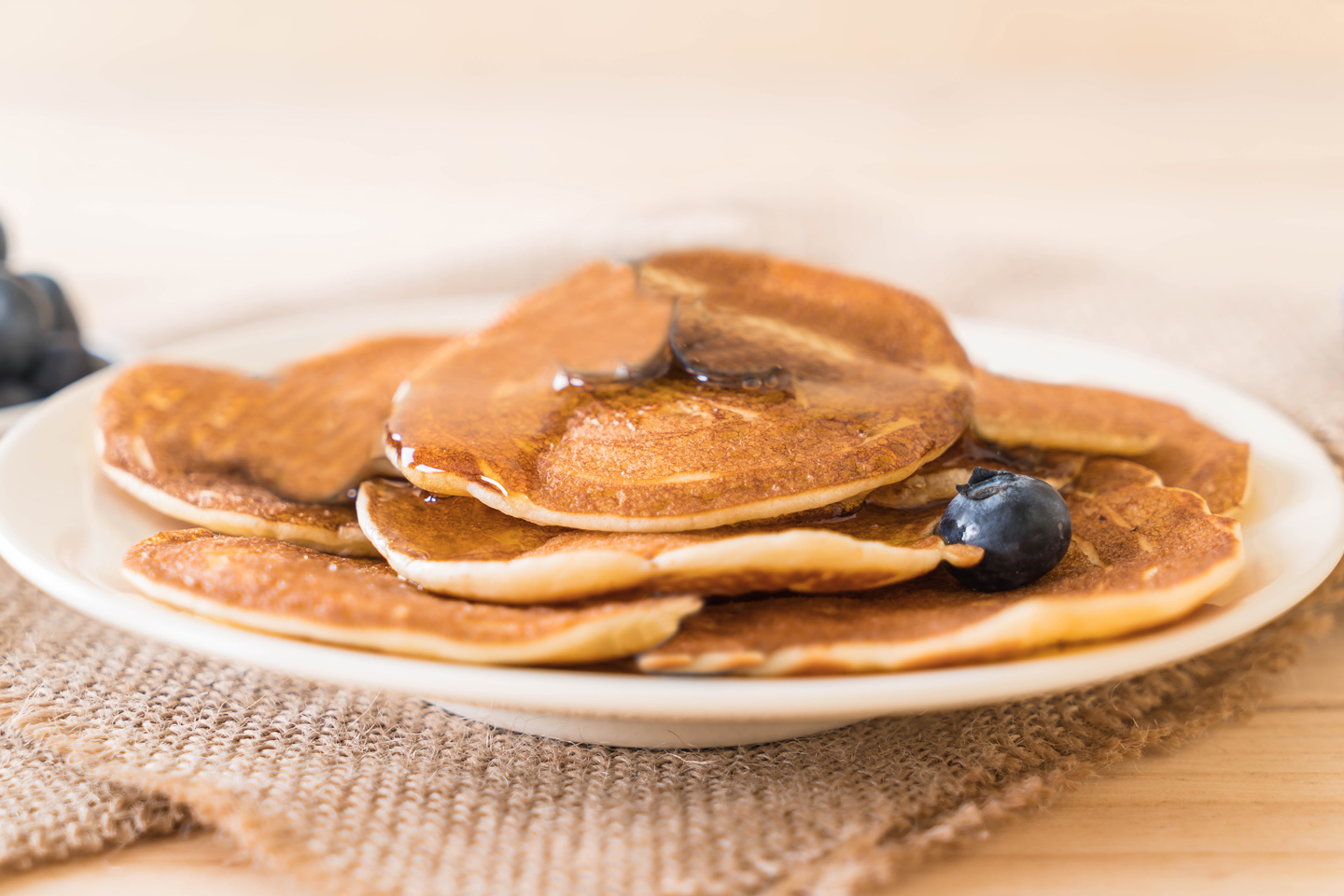 pancakes with blueberry